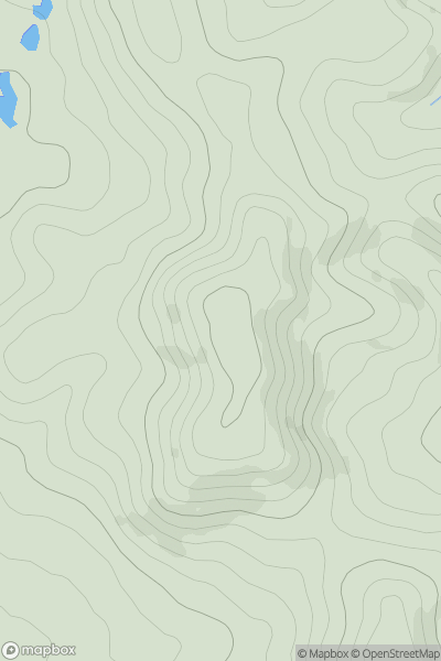 Thumbnail image for Quarry Hill [South Central England] showing contour plot for surrounding peak